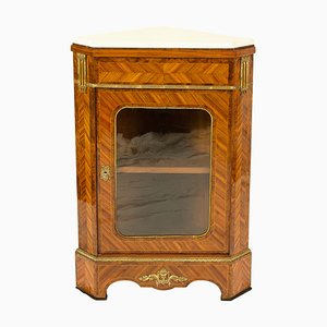 French Louis XVI Style Corner Cabinet from Hopilliart-WFJ-748693