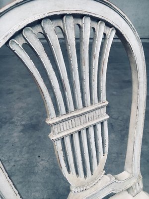 French Louis XVI Style Dining Chairs, 1940s, Set of 6-RQV-2033226