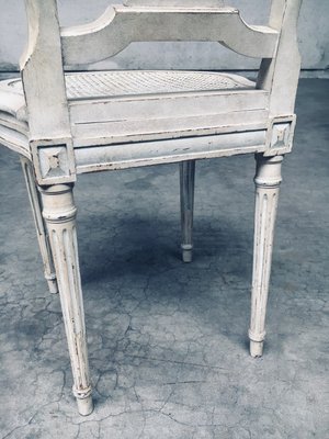 French Louis XVI Style Dining Chairs, 1940s, Set of 6-RQV-2033226