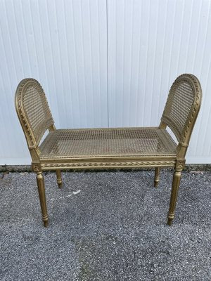 French Louis XVI Style Gilded Bench-BNU-1756869