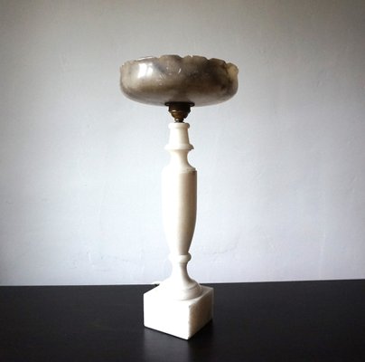 French Louis XVI Table Lamp in Marble, 1890s-HUW-1789273