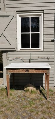 French Louis XVI Table or Bureau Plat, Late 18th Century-KMT-1268276