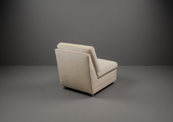 French Lounge Chair in Velvet from Airbone, 1970s-VLO-1451499