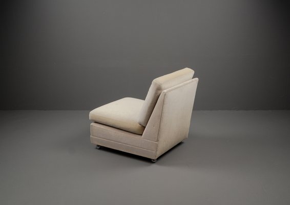 French Lounge Chair in Velvet from Airbone, 1970s-VLO-1451499