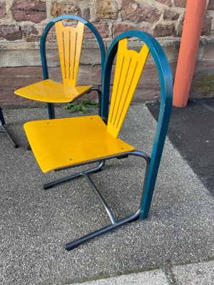 French Lounge Chairs from Baumann Argos, 1980s, Set of 4-GQM-1417064