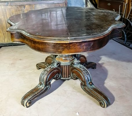 French Mahogany Coffee Table, 1890s-RAQ-621507