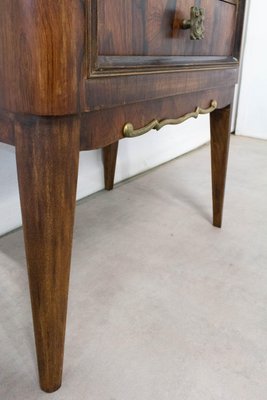 French Mahogany Nightstand, 1940s-RIU-795505