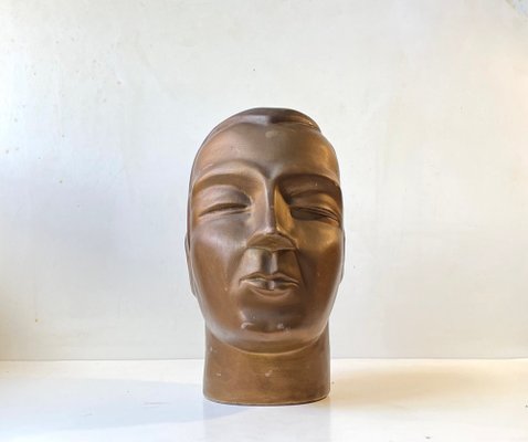 French Male Mannequin Head Hat Stand, 1930s-LCR-1377387