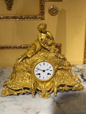 French Mantel Clock / Pendulum Clock, 1870s / 80s-FLW-1402046