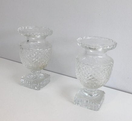 French Medicis Style Crystal Vases, 1900s, Set of 2-BA-766227