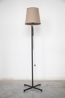 French Metal Floor Lamp with Adjustable Shade by Roger Fatus for Disderot, 1960s-KL-620415