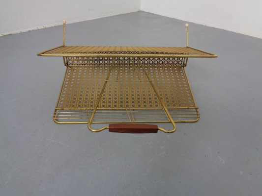 French Metal Magazine Rack, 1960s-RDW-2027964