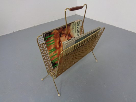 French Metal Magazine Rack, 1960s-RDW-2027964