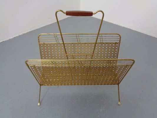 French Metal Magazine Rack, 1960s-RDW-2027964