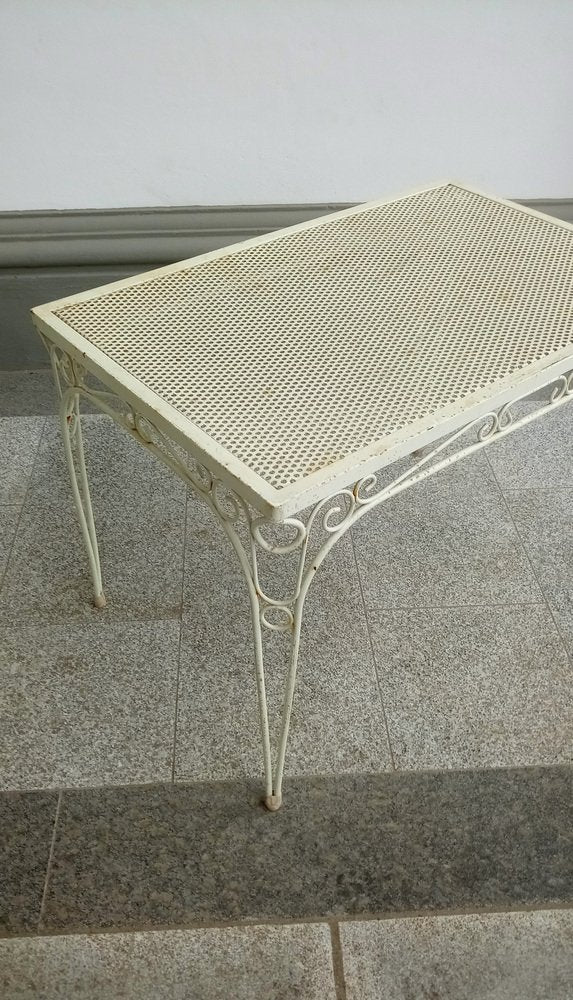 French Metal Table in the style of Mategot, 1950s