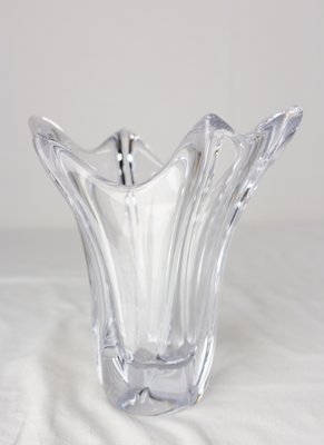 French Mid-Century Vase in Crystal from Daume Manufactures-RIU-1323205