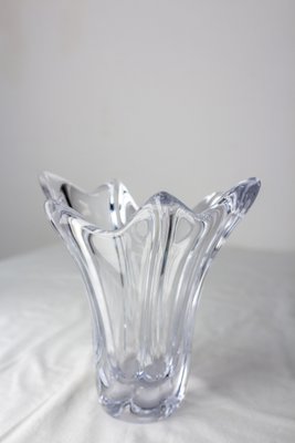 French Mid-Century Vase in Crystal from Daume Manufactures-RIU-1323205