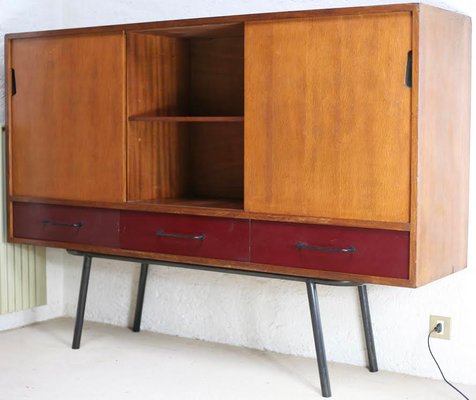 French Model Hutch 102 Cabinet by Janine Abraham for Meubles TV, 1953-MAO-557821