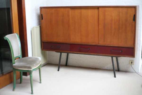 French Model Hutch 102 Cabinet by Janine Abraham for Meubles TV, 1953-MAO-557821