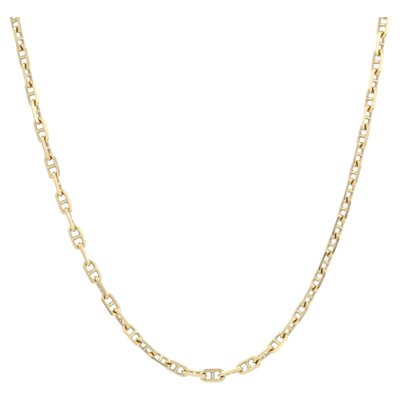 French Modern 18 Karat Yellow Gold Mesh Chain-OLU-1358700