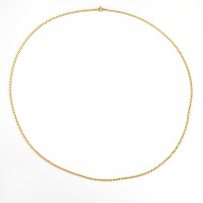 French Modern 18 Karat Yellow Gold Mesh Chain-OLU-1358690