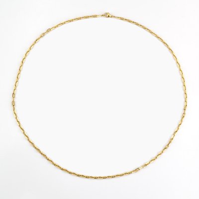 French Modern 18 Karat Yellow Gold Mesh Chain-OLU-1358700