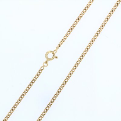 French Modern 18 Karat Yellow Gold Mesh Chain-OLU-1358690