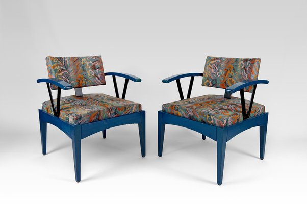 French Modern Armchairs from Baumann, 1980s, Set of 2-XNH-1804604