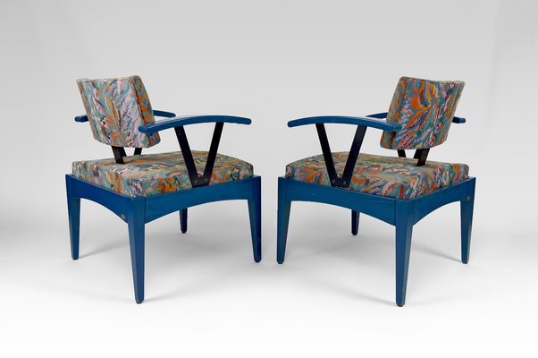 French Modern Armchairs from Baumann, 1980s, Set of 2-XNH-1804604