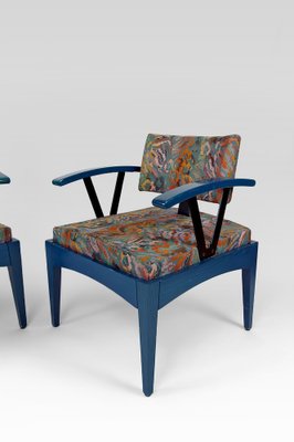 French Modern Armchairs from Baumann, 1980s, Set of 2-XNH-1804604