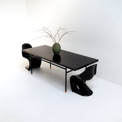 French Modern Table in Black by Paul Geoffroy-SV-1339330