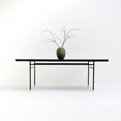 French Modern Table in Black by Paul Geoffroy-SV-1339330