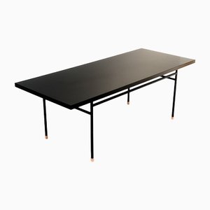 French Modern Table in Black by Paul Geoffroy-SV-1339330