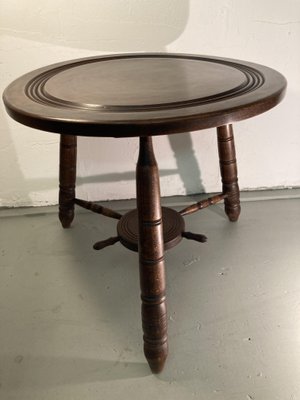 French Modernist Bobbin Coffee Table in the style of Charles Dudouyt-BHG-1317906