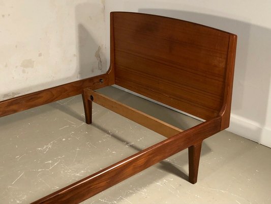 French Modernist Single Bed by Roger Landault, 1950s-NLF-1334763