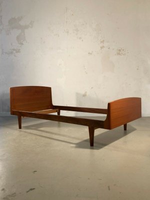 French Modernist Single Bed by Roger Landault, 1950s-NLF-1334763