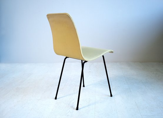 French Molded Plywood Dining Chairs, 1950s, Set of 6-FQ-586432