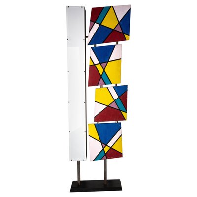 French Mondrian Painting Floor Lamp, 1960s-RIU-1421001