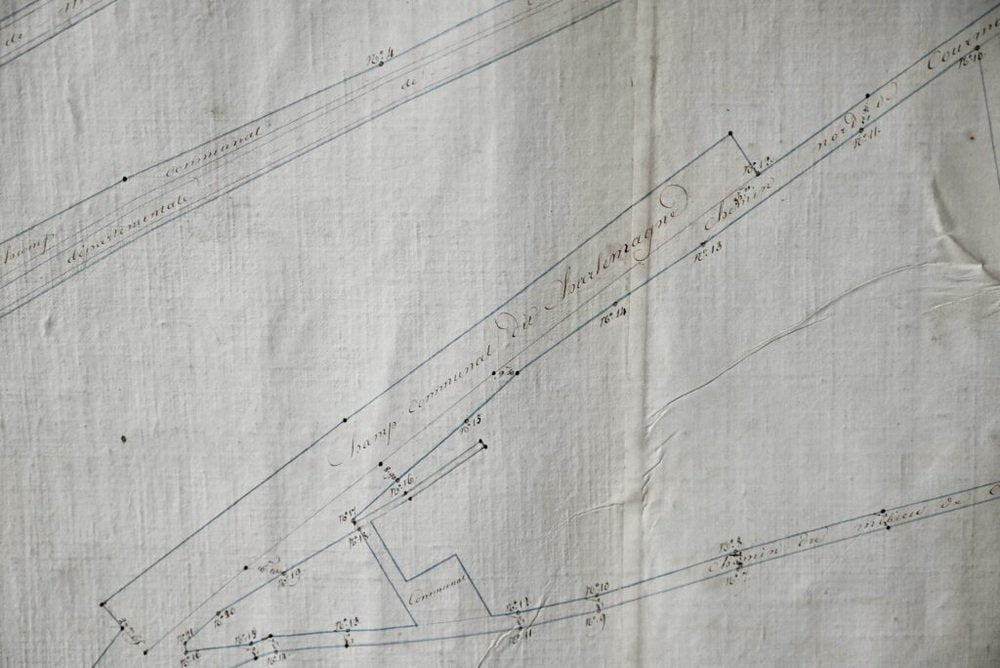 French N°2 Cadastral Plan, 1933