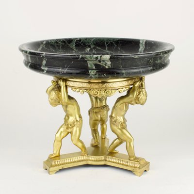 French Napoleon III Empire Bowl with Putti Decoration, 1860s or 1870s-KMT-1158622