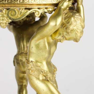 French Napoleon III Empire Bowl with Putti Decoration, 1860s or 1870s-KMT-1158622