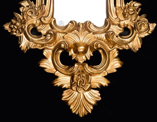 French Napoleon III Mirrors in Gilt Carved Wood, 19th Century, Set of 2-KKK-1773815