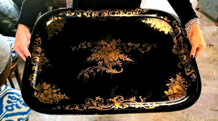 French Napoleon III Tray-QRS-1254415