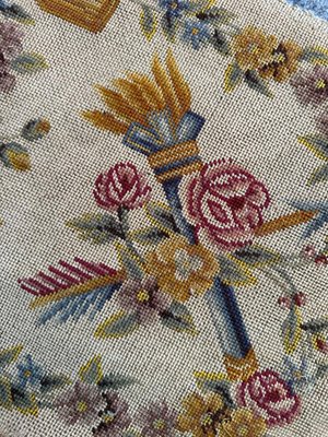 French Needlepoint Chair Cover Tapestry from Bobyrug, 1890s-YMM-1818940