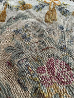 French Needlepoint Chair Cover Tapestry from Bobyrug, 1890s-YMM-1818937