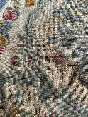 French Needlepoint Chair Cover Tapestry from Bobyrug, 1890s-YMM-1818937