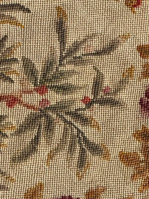 French Needlepoint Chair Cover Tapestry from Bobyrugs, 1890s-YMM-1818932