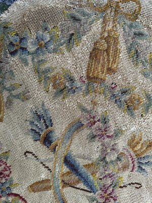 French Needlepoint Chair Cover Tapestry from Bobyrugs, 1890s-YMM-1818933