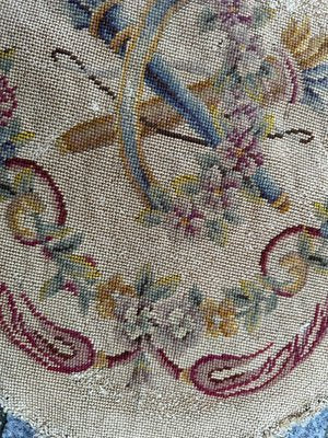 French Needlepoint Chair Cover Tapestry from Bobyrugs, 1890s-YMM-1818933