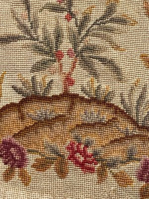 French Needlepoint Chair Cover Tapestry from Bobyrugs, 1890s-YMM-1818932